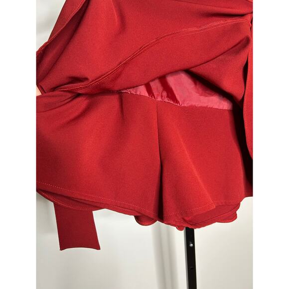 Zara Red Skorts!! - XL‎ With tie belt. Beautiful! - Picture 3 of 8